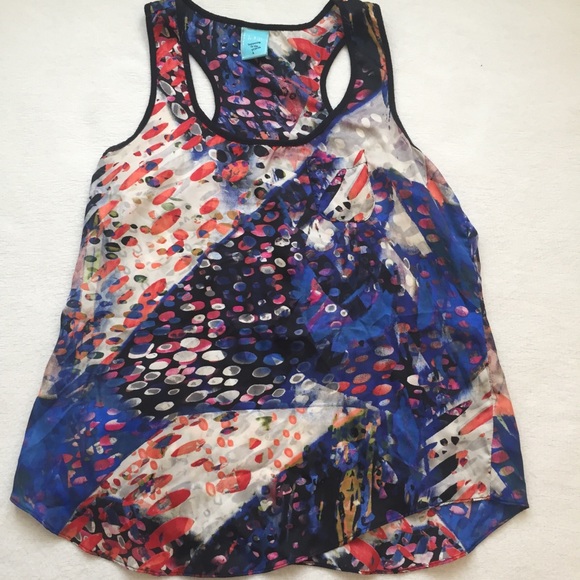 h.i.p. Tops - 🎈4 For $20 h.i.p. Satin Multi Color Polkadot Top